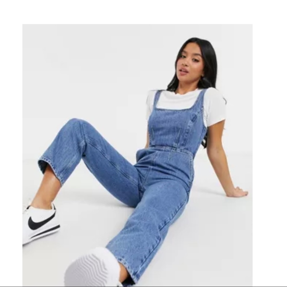 ASOS women’s denim square neck jumpsuit